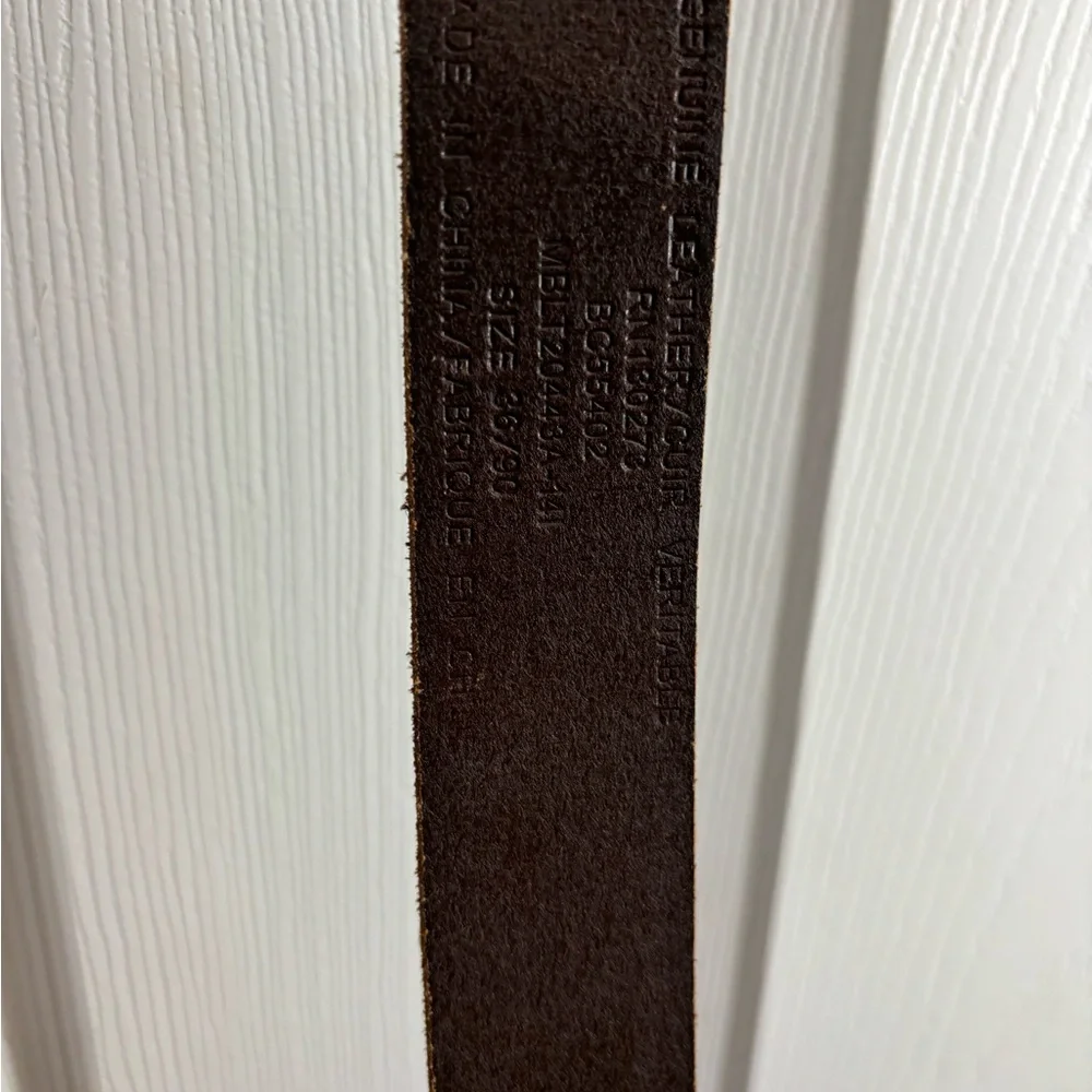 Men’s Wrangler belt brown with silver buckle size 36